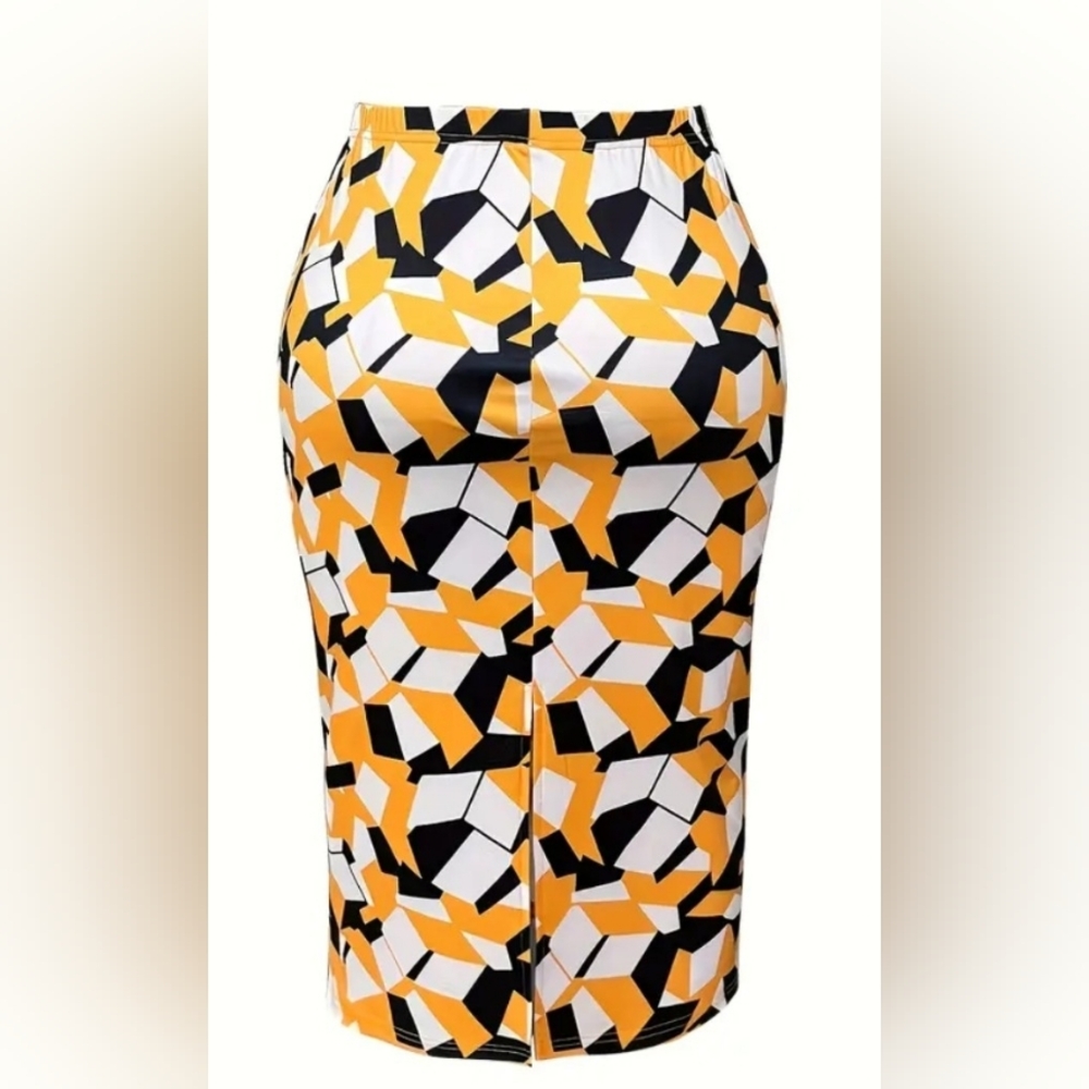 NWT Plus-size Ladies Fashion Print Two-piece Suit, Size 18W - Picture 5 of 6